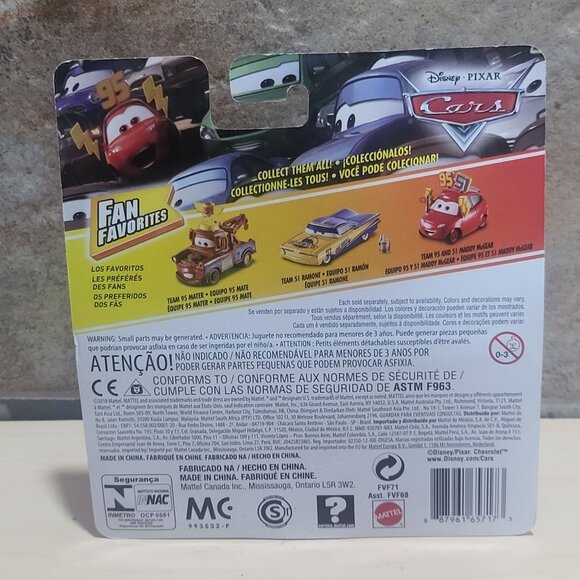 Disney Pixar Cars Fan Favorites Dinoco Cruz Ramirez Tool Cart Diecast Vehicle - Picture 2 of 9